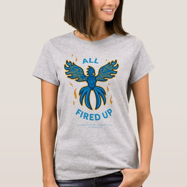 FVHS-Frötvögel - alle aufgeblasen, graue Frauen T-Shirt (Vorderseite)