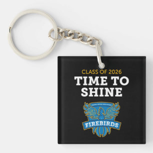 FVHS-Schlüsselanhänger 'Time to Shine' (Schwarz) Schlüsselanhänger