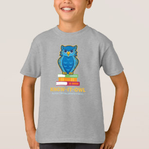 FVMS Know-It-Owl, Grauer junger T - Shirt