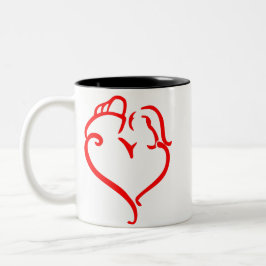 FW6 | Feuerwehrmannschaft Zweifarbige Tasse