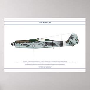 FW-190 D-9 JG26 2 POSTER