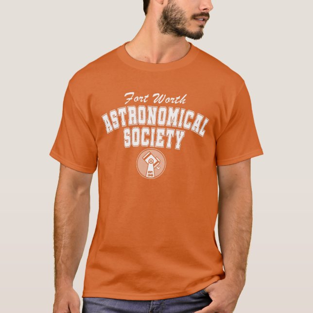 FWAS Collegiate White sur T-shirt homme foncé (Devant)