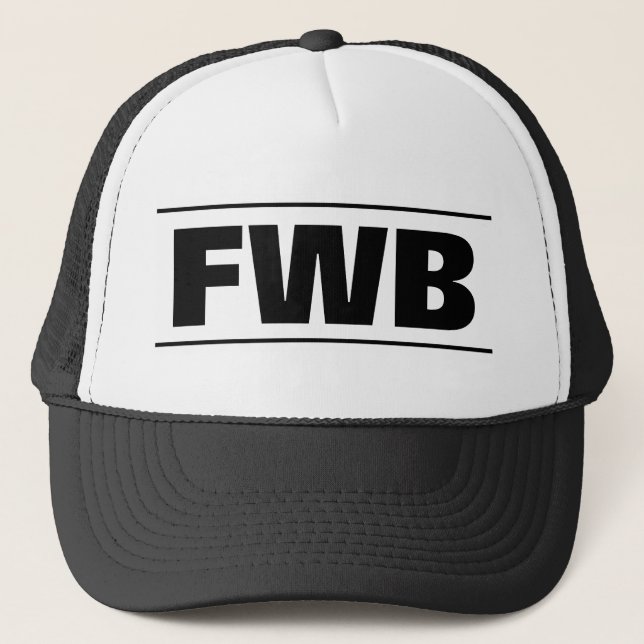 FWB-LKW-Hut | Freundinnen mit Vorteilen Truckerkappe (Vorderseite)