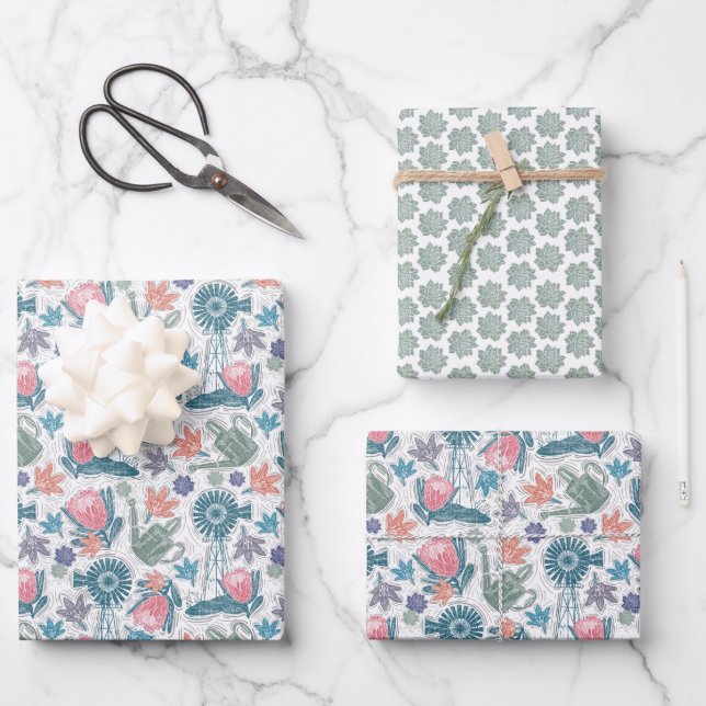 Fynbos Farm Geschenkpapier Set (Vorderseite)