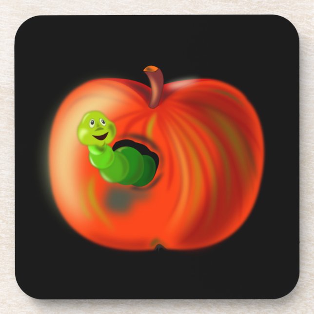 Fynny Apple Untersetzer (Vorderseite)