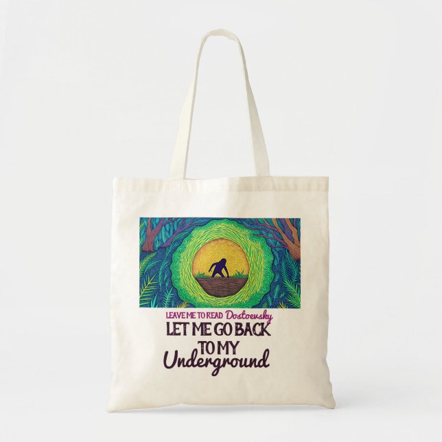 Fyodor Dostoevsky Der Untergrund Mann Tragetasche (Vorne)
