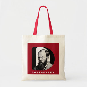 Fyodor Dostoevsky Portrait Brief D Geschenk Tragetasche