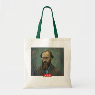 Fyodor Dostoevsky zitiert russische Schriftsteller Tragetasche