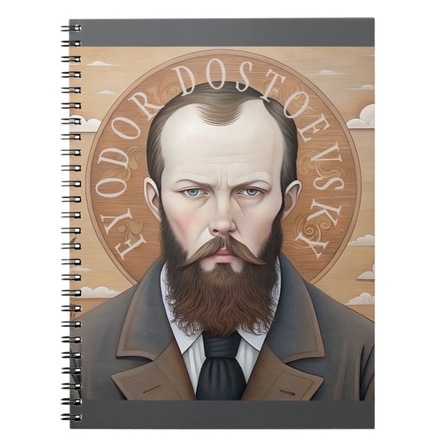 Fyodor Dostojewski, Portrait Saint Dostojewski Notizblock (Vorderseite)