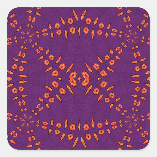 Fyre Trybe Square Sticker (Vorderseite)