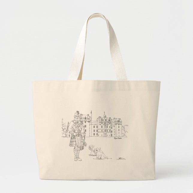 Fyvie Castle Scotland Tote Bag Jumbo Stoffbeutel (Vorne)