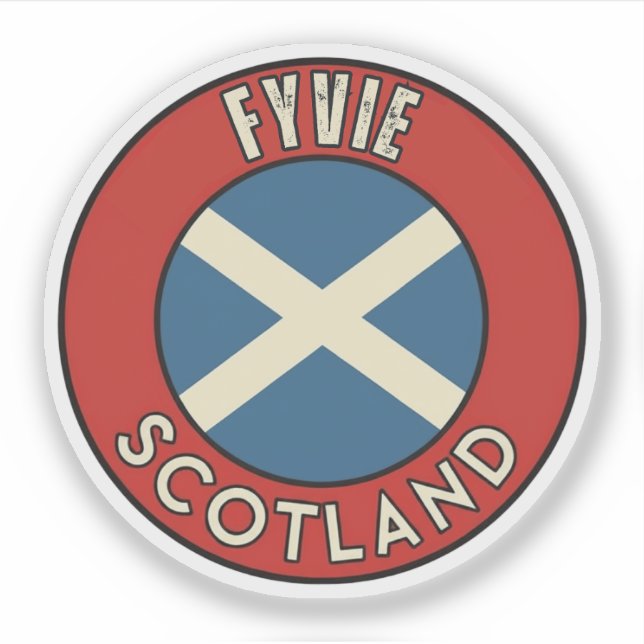 Fyvie, Schottland Aufkleber (Vorderseite)