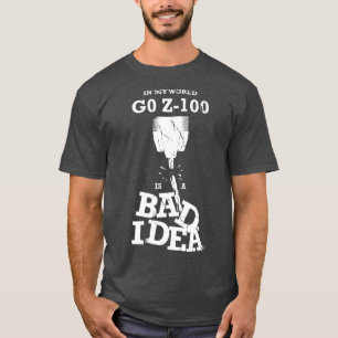 G0 Z100 Bad Idea GCode CNC Maschinenbediener T-Shirt