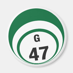 G47-Bingo-Ball-Kühlschrankmagnet Magnet