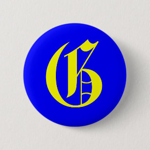 G - ALTES ENGLISCH BUTTON