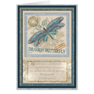 G Bureau de création Dragonfly card
