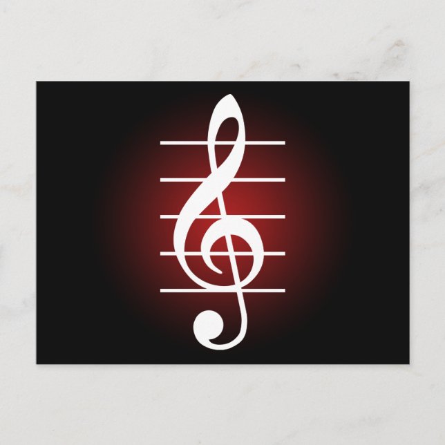 G clef 2 postkarte (Vorderseite)