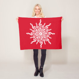 G-Clef Snowflake Fleecedecke