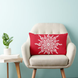 G-Clef Snowflake Lendenkissen