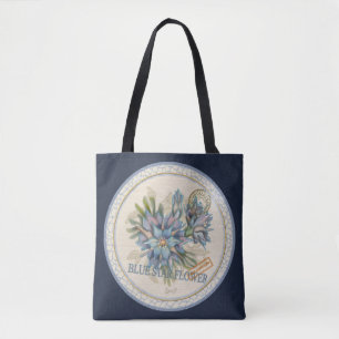 G create Office blue Blume Tasche