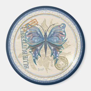 G Creation Büro Schmetterling Magnet