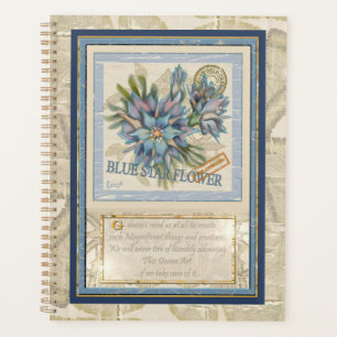 G Creation Office - blaue Blume Planer