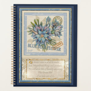 G Creation Office - blaue Blume Planer