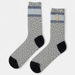 G Creation Office blaue Blume Socken