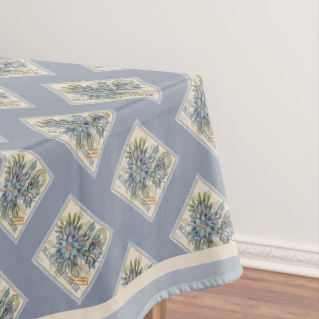 G Creation Office - blaue Blume Tischdecke (Beispiel)