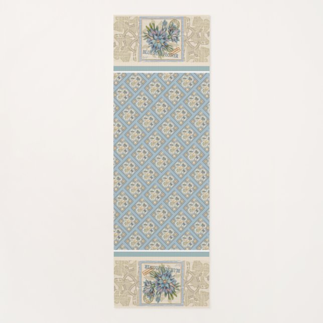 G Creation Office-Blume Yogamatte (Vorderseite)