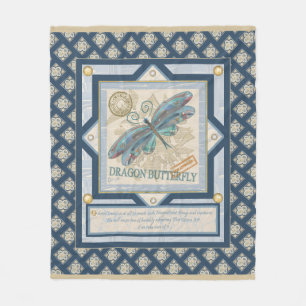 G Creation Office Dragonfly Fleecedecke