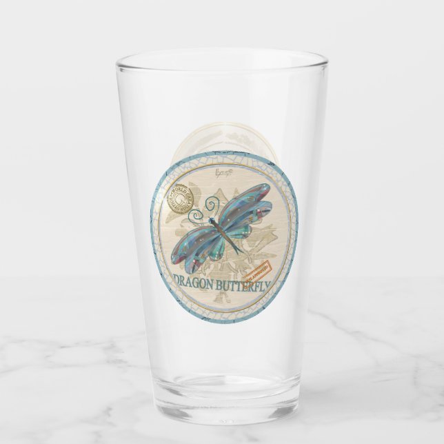 G Creation Office Dragonfly Glas (Vorderseite)