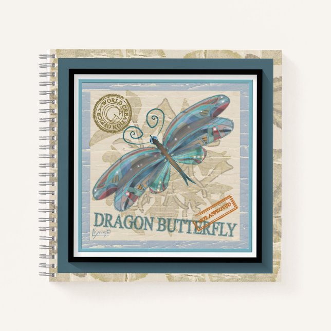 G Creation Office Dragonfly Notizbuch (Vorderseite)