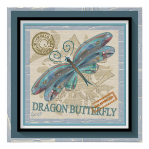 G Creation Office Dragonfly Poster