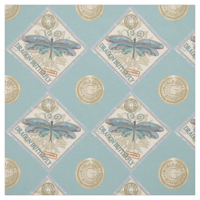 G Creation Office Dragonfly Stoff (Muster)