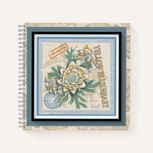 G Creation Office gelbe Blume Notizbuch