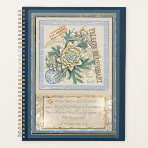 G Creation Office gelbe Blume Planer