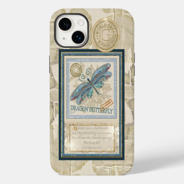 G Creation Office Libelle Case-Mate iPhone 14 Plus Hülle (Rückseite)