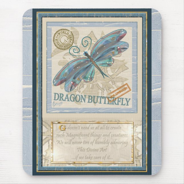 G Creation Office Libelle Mousepad (Vorne)