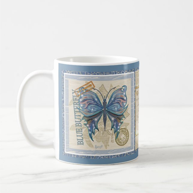 G Creation Office Schmetterling Kaffeetasse (Links)