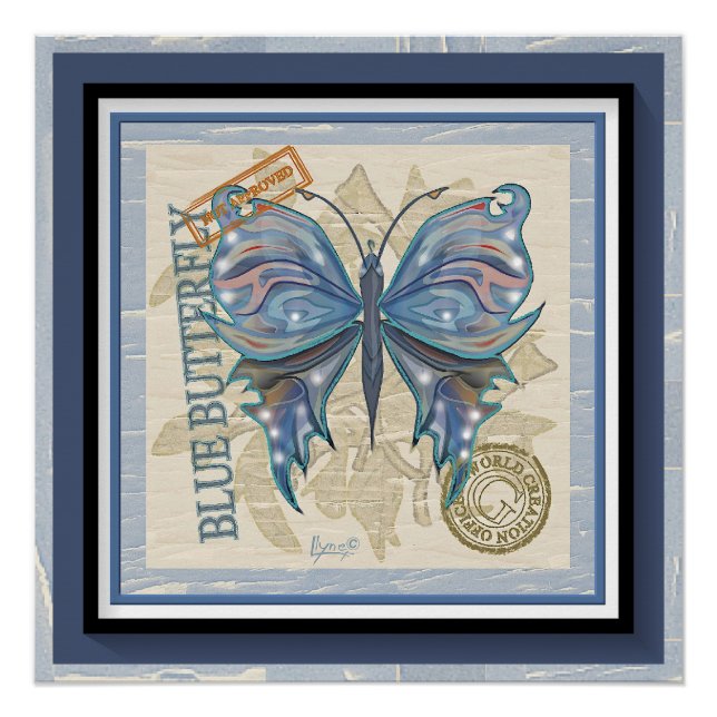 G Creation Office Schmetterling Poster (Vorderseite)