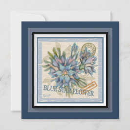 G Creative Office - blaue Blume-leere Karte