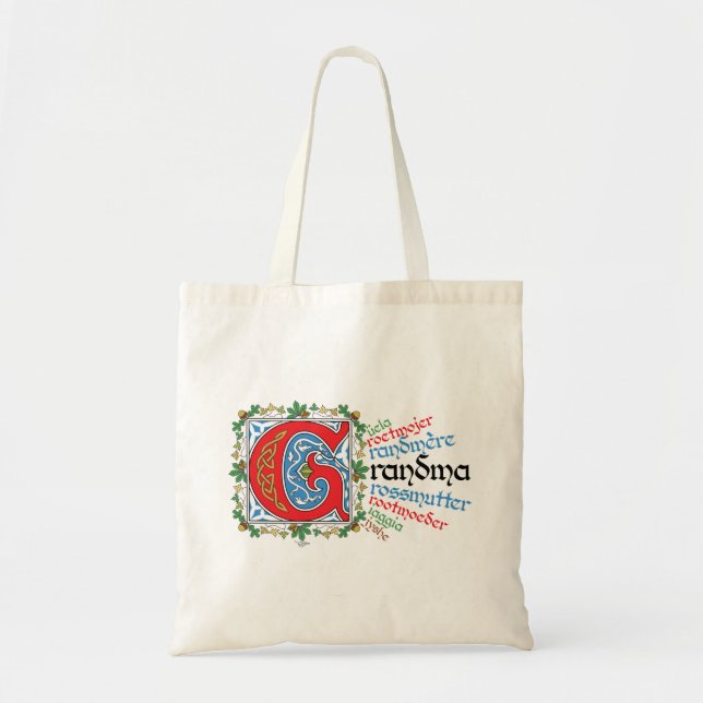G est pour le Sac fourre-tout grand-mère (Devant)