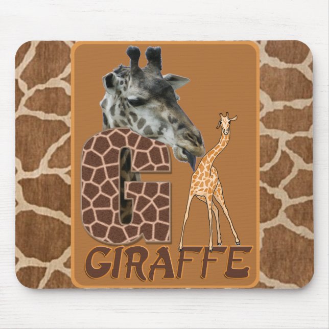 G FÜR GIRAFFE MOUSEPAD (Vorne)
