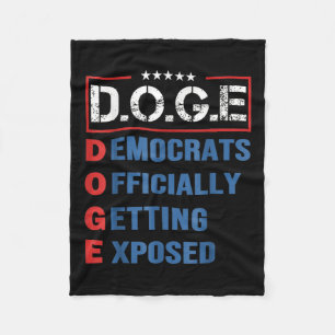 g.g.e Doge Department of Government Efficiency U Fleecedecke