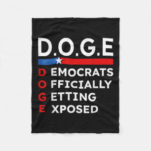 g.g.e Doge Department of Government Efficiency U Fleecedecke