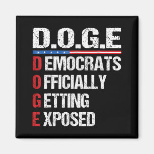g.g.e Doge Department of Government Efficiency U Magnet