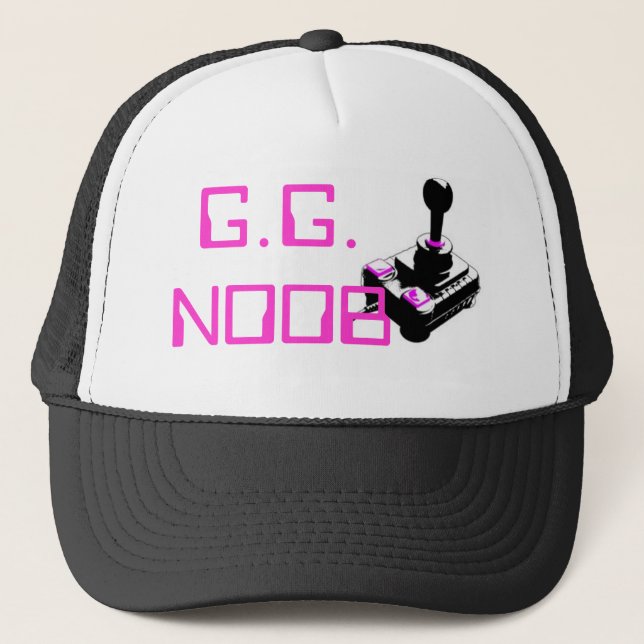 G.G. NOOB Gamer-Hut Truckerkappe (Vorderseite)
