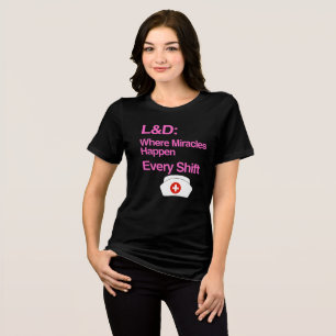 G&G, wo Wunder auf jeder Schicht geschehen Krank Tri-Blend Shirt