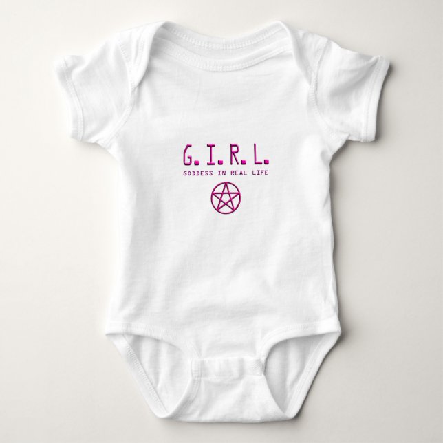 G.I.R.L. BABY STRAMPLER (Vorderseite)
